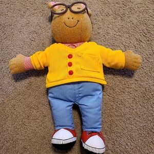 1996 Hasbro, Playskol Talking Arthur Plush Toy